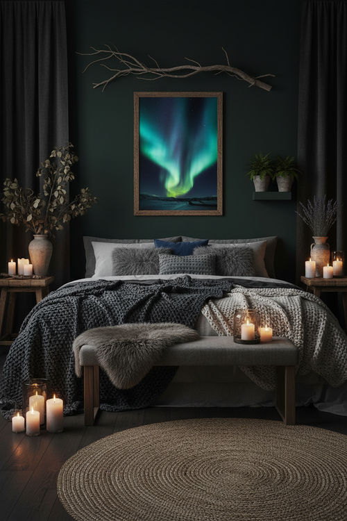 Aurora Borealis — Northern Lights Printable Wall Art | Instant Download