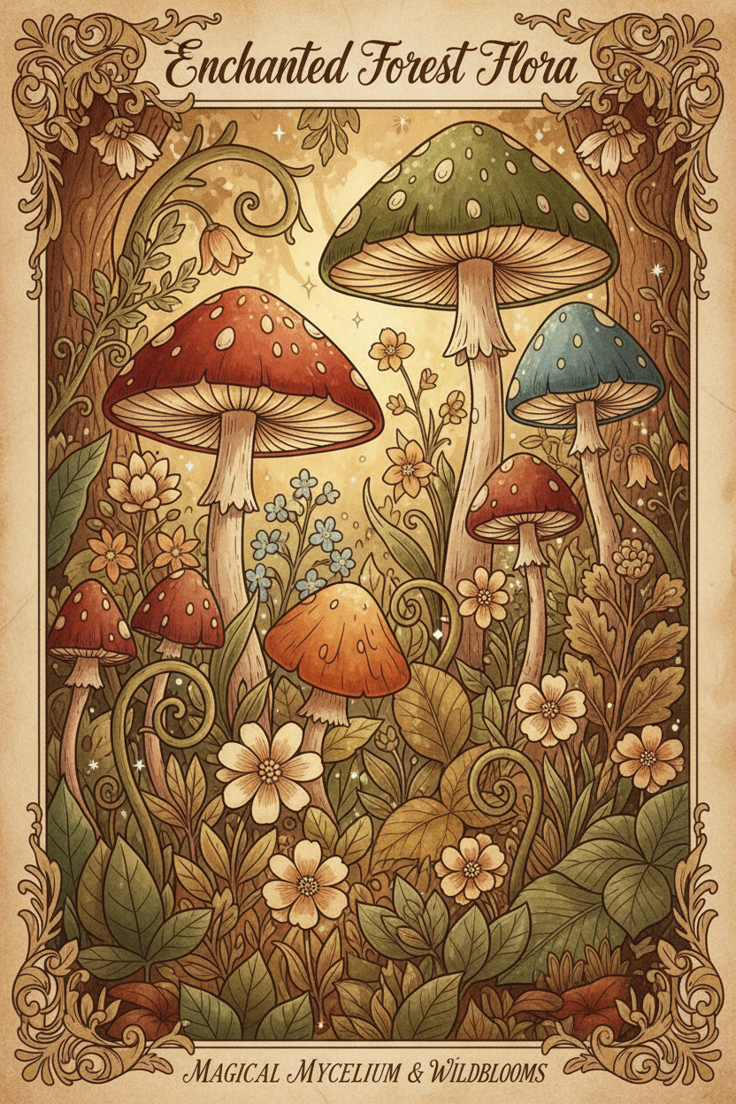 Enchanted Forest Mushrooms