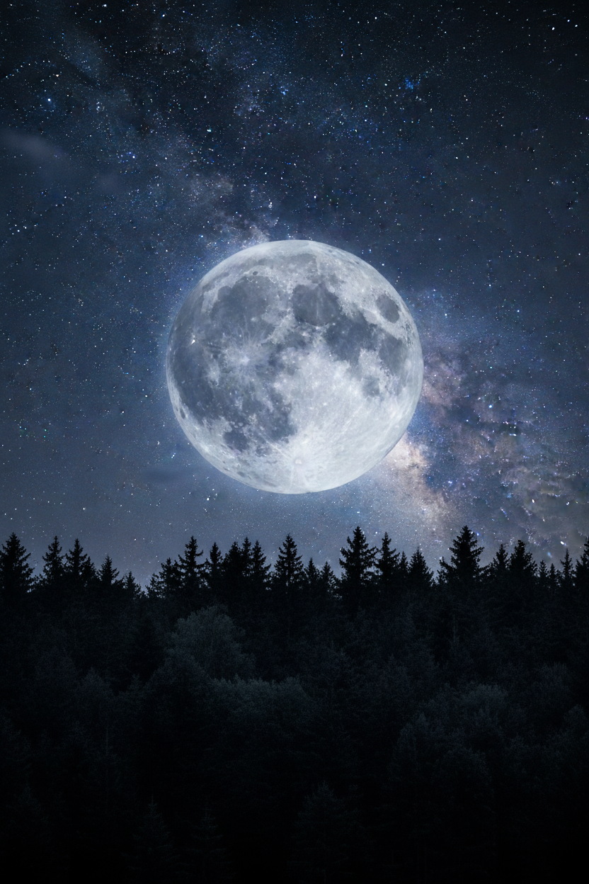 Full Moon Photorealistic