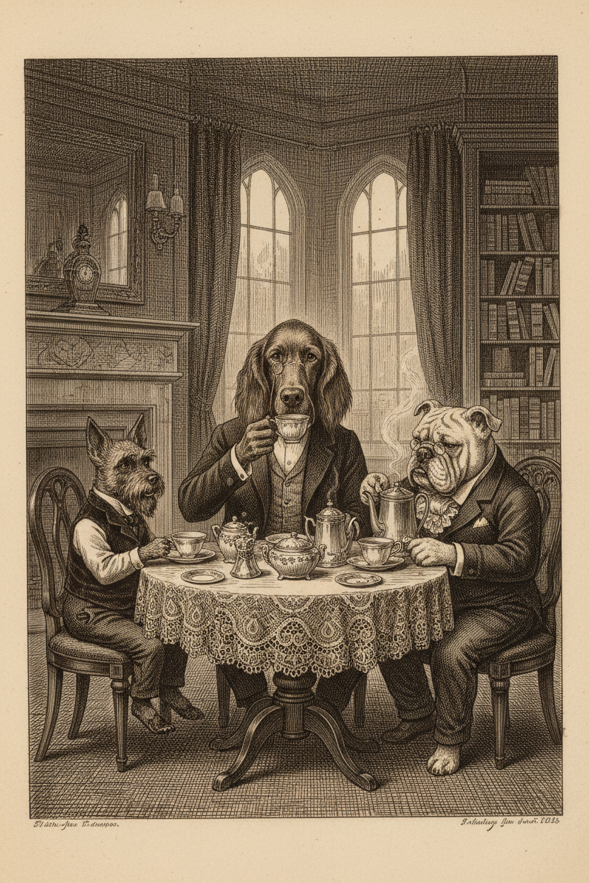 Gravure Gentlemen - Dogs