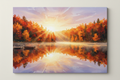 Lakeview Sunrise - Autumn Reflection