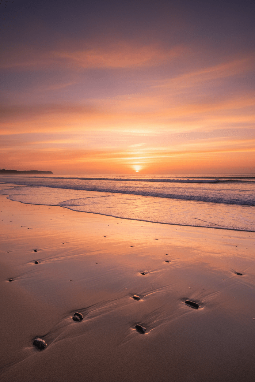 Sunset Beach Landscape