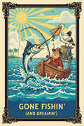 Gone fishing